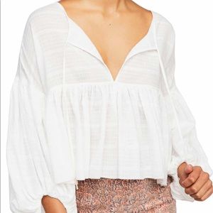 Free People Beaumont Mews Blouse